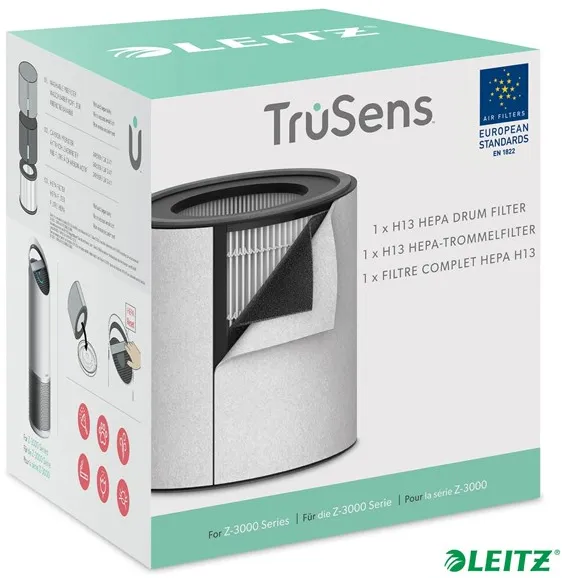 Leitz Erstatnings 3-i-1 H13 HEPA-filter til TruSens Z-3000 stor luftrenser